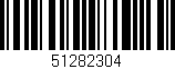 Código de barras (EAN, GTIN, SKU, ISBN): '51282304'