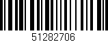 Código de barras (EAN, GTIN, SKU, ISBN): '51282706'