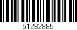 Código de barras (EAN, GTIN, SKU, ISBN): '51282885'