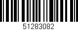 Código de barras (EAN, GTIN, SKU, ISBN): '51283082'