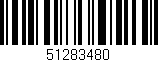Código de barras (EAN, GTIN, SKU, ISBN): '51283480'