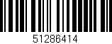 Código de barras (EAN, GTIN, SKU, ISBN): '51286414'