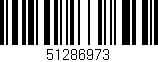 Código de barras (EAN, GTIN, SKU, ISBN): '51286973'