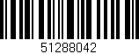 Código de barras (EAN, GTIN, SKU, ISBN): '51288042'