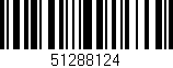 Código de barras (EAN, GTIN, SKU, ISBN): '51288124'