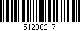 Código de barras (EAN, GTIN, SKU, ISBN): '51288217'
