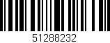 Código de barras (EAN, GTIN, SKU, ISBN): '51288232'