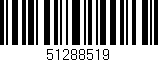 Código de barras (EAN, GTIN, SKU, ISBN): '51288519'