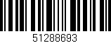 Código de barras (EAN, GTIN, SKU, ISBN): '51288693'