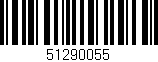 Código de barras (EAN, GTIN, SKU, ISBN): '51290055'