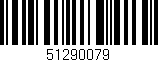 Código de barras (EAN, GTIN, SKU, ISBN): '51290079'