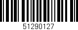 Código de barras (EAN, GTIN, SKU, ISBN): '51290127'