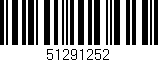 Código de barras (EAN, GTIN, SKU, ISBN): '51291252'