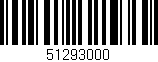 Código de barras (EAN, GTIN, SKU, ISBN): '51293000'