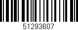 Código de barras (EAN, GTIN, SKU, ISBN): '51293607'