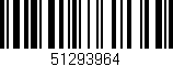 Código de barras (EAN, GTIN, SKU, ISBN): '51293964'
