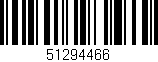 Código de barras (EAN, GTIN, SKU, ISBN): '51294466'