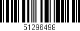 Código de barras (EAN, GTIN, SKU, ISBN): '51296498'