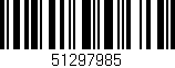 Código de barras (EAN, GTIN, SKU, ISBN): '51297985'