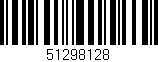 Código de barras (EAN, GTIN, SKU, ISBN): '51298128'