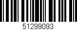 Código de barras (EAN, GTIN, SKU, ISBN): '51299093'