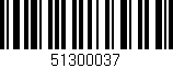 Código de barras (EAN, GTIN, SKU, ISBN): '51300037'