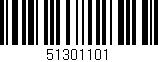 Código de barras (EAN, GTIN, SKU, ISBN): '51301101'