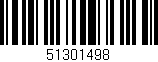 Código de barras (EAN, GTIN, SKU, ISBN): '51301498'