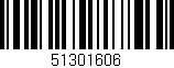 Código de barras (EAN, GTIN, SKU, ISBN): '51301606'