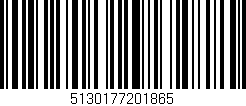 Código de barras (EAN, GTIN, SKU, ISBN): '5130177201865'