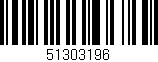 Código de barras (EAN, GTIN, SKU, ISBN): '51303196'