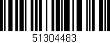 Código de barras (EAN, GTIN, SKU, ISBN): '51304483'