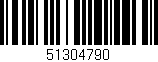 Código de barras (EAN, GTIN, SKU, ISBN): '51304790'