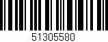 Código de barras (EAN, GTIN, SKU, ISBN): '51305580'