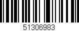 Código de barras (EAN, GTIN, SKU, ISBN): '51306983'