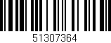 Código de barras (EAN, GTIN, SKU, ISBN): '51307364'