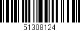 Código de barras (EAN, GTIN, SKU, ISBN): '51308124'