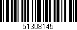 Código de barras (EAN, GTIN, SKU, ISBN): '51308145'