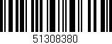 Código de barras (EAN, GTIN, SKU, ISBN): '51308380'
