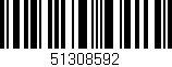 Código de barras (EAN, GTIN, SKU, ISBN): '51308592'