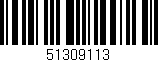 Código de barras (EAN, GTIN, SKU, ISBN): '51309113'