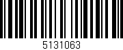 Código de barras (EAN, GTIN, SKU, ISBN): '5131063'