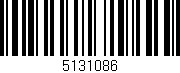 Código de barras (EAN, GTIN, SKU, ISBN): '5131086'