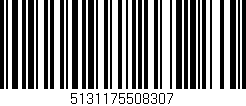 Código de barras (EAN, GTIN, SKU, ISBN): '5131175508307'