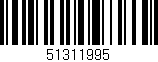 Código de barras (EAN, GTIN, SKU, ISBN): '51311995'