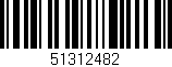 Código de barras (EAN, GTIN, SKU, ISBN): '51312482'