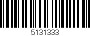 Código de barras (EAN, GTIN, SKU, ISBN): '5131333'