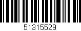 Código de barras (EAN, GTIN, SKU, ISBN): '51315529'