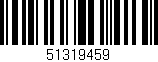 Código de barras (EAN, GTIN, SKU, ISBN): '51319459'