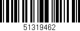 Código de barras (EAN, GTIN, SKU, ISBN): '51319462'